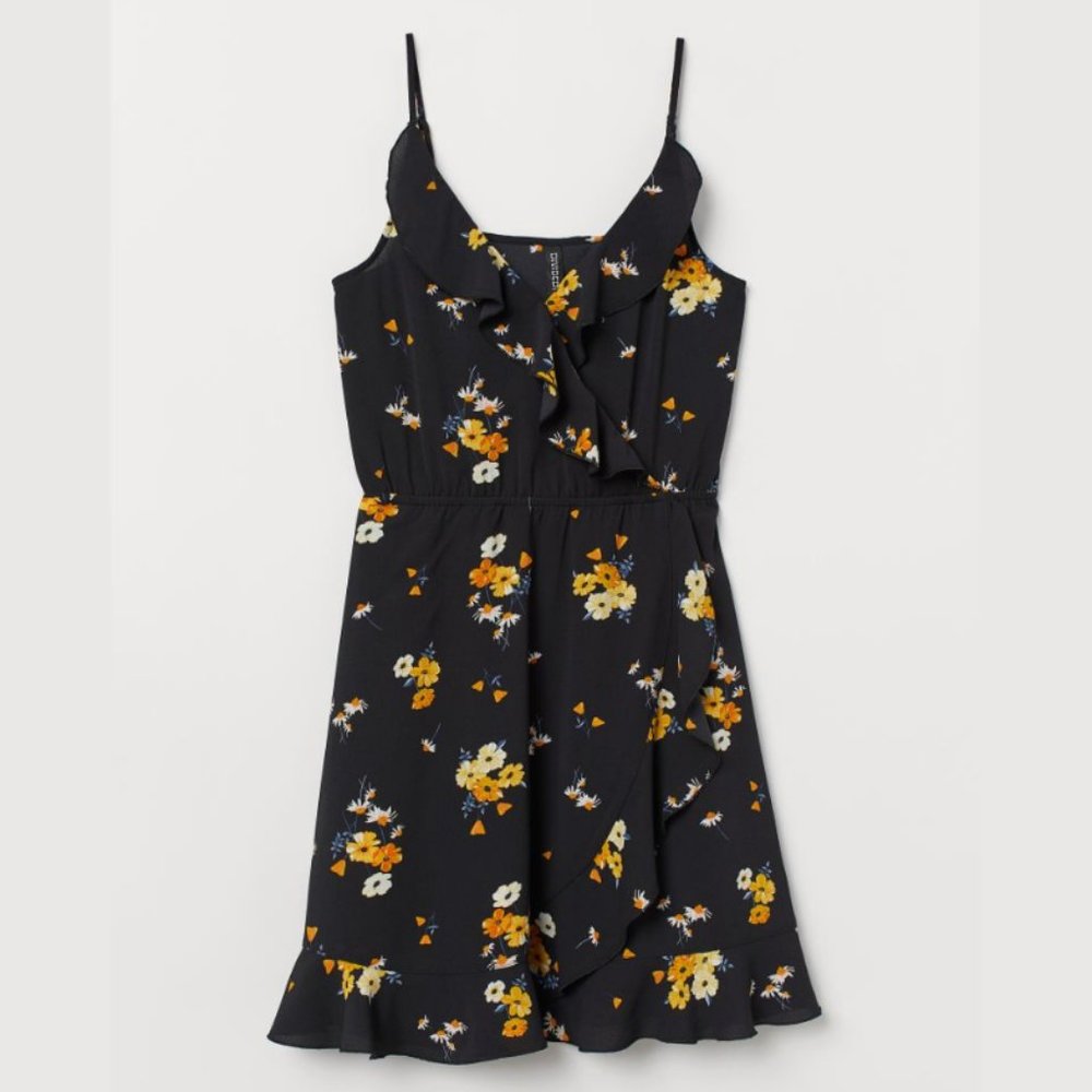 h&m floral dress♡